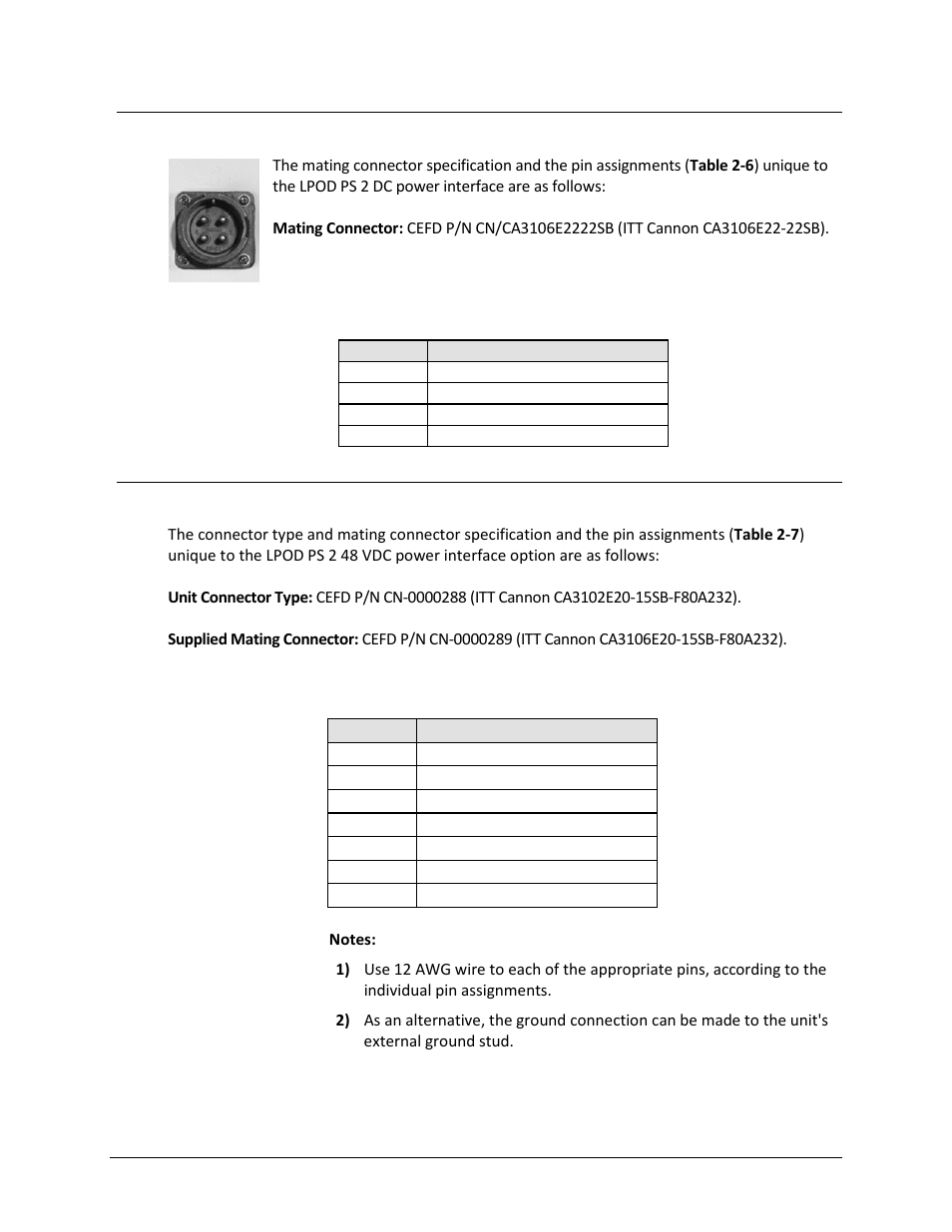 3 lpod ps 2 ‘j3 | power in’ (dc power main) | Comtech EF Data LPOD User Manual | Page 47 / 218