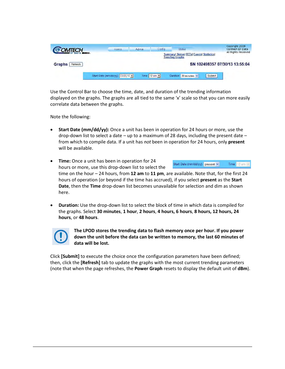 Comtech EF Data LPOD User Manual | Page 96 / 218