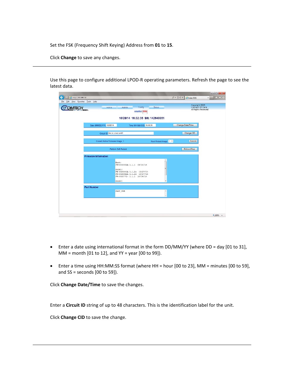2 config | utility | Comtech EF Data LPOD-R User Manual | Page 101 / 154