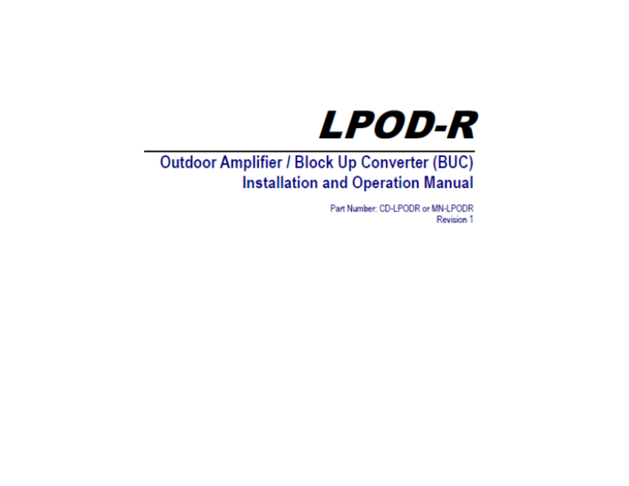 Errata b, added appendix c, Errata b for mn-lpod-r rev 1, Comtech ef data documentation update | Comtech EF Data LPOD-R User Manual | Page 11 / 154