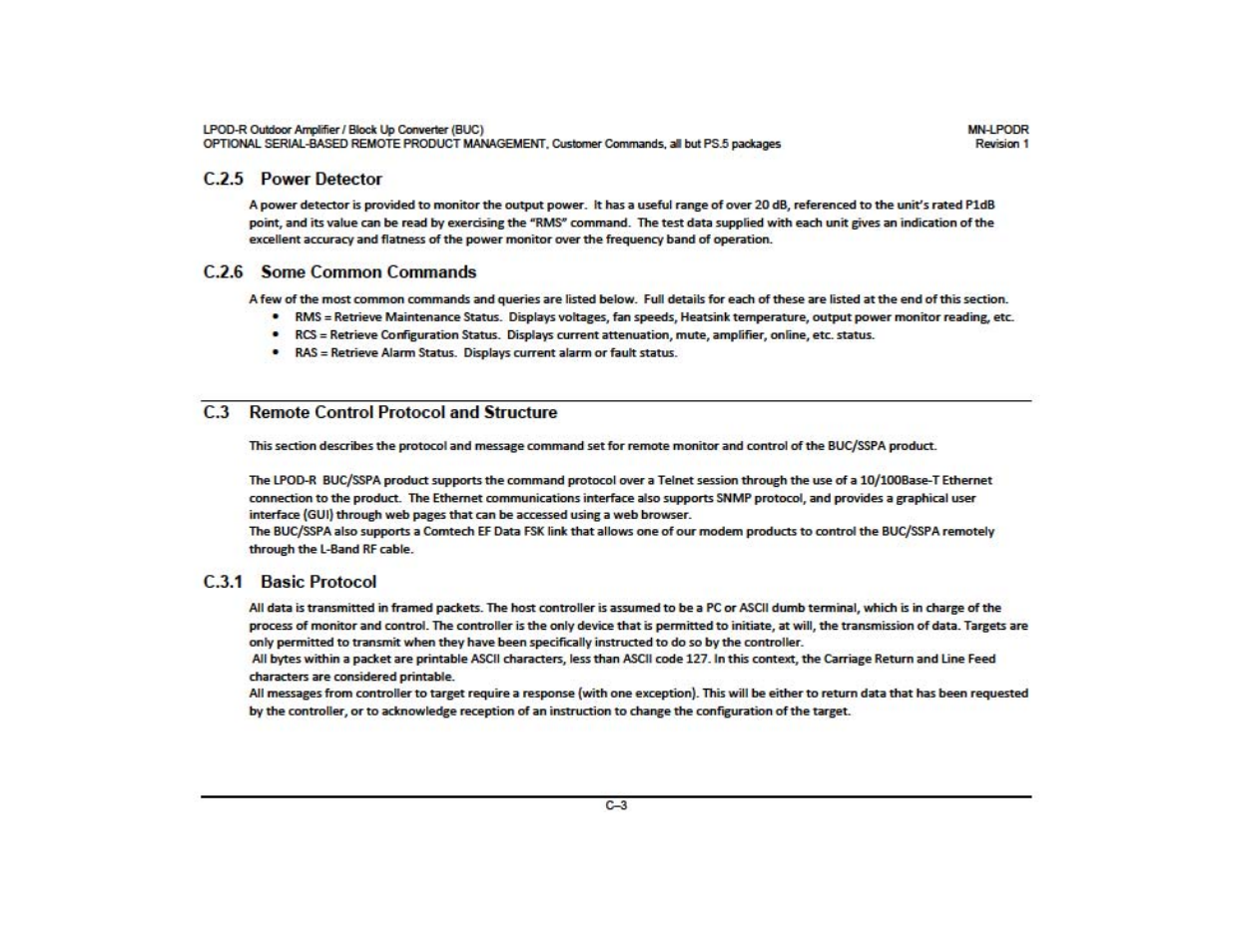 Comtech EF Data LPOD-R User Manual | Page 14 / 154