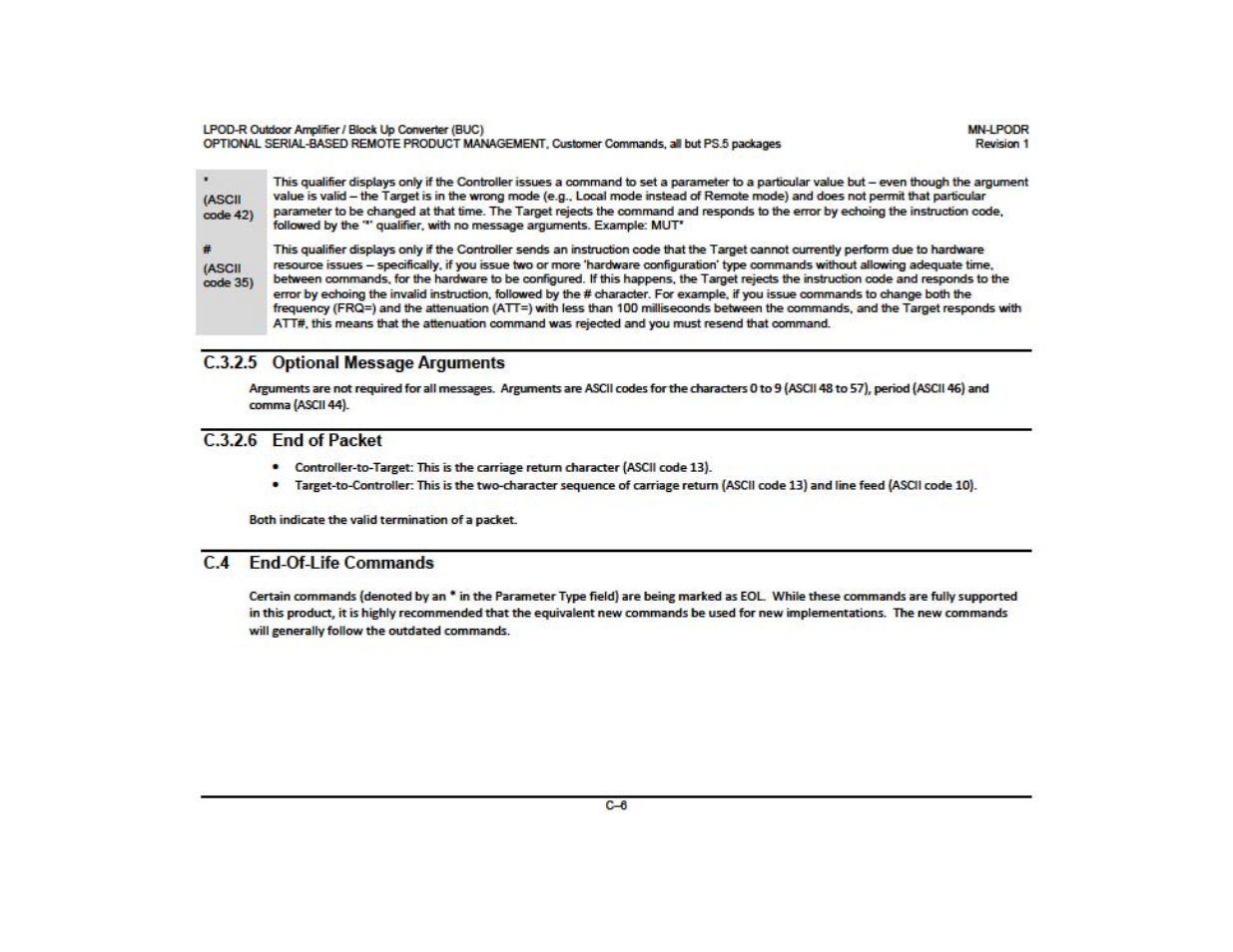 Comtech EF Data LPOD-R User Manual | Page 17 / 154