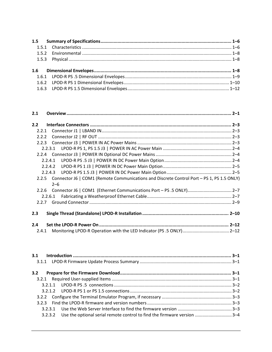 Comtech EF Data LPOD-R User Manual | Page 40 / 154