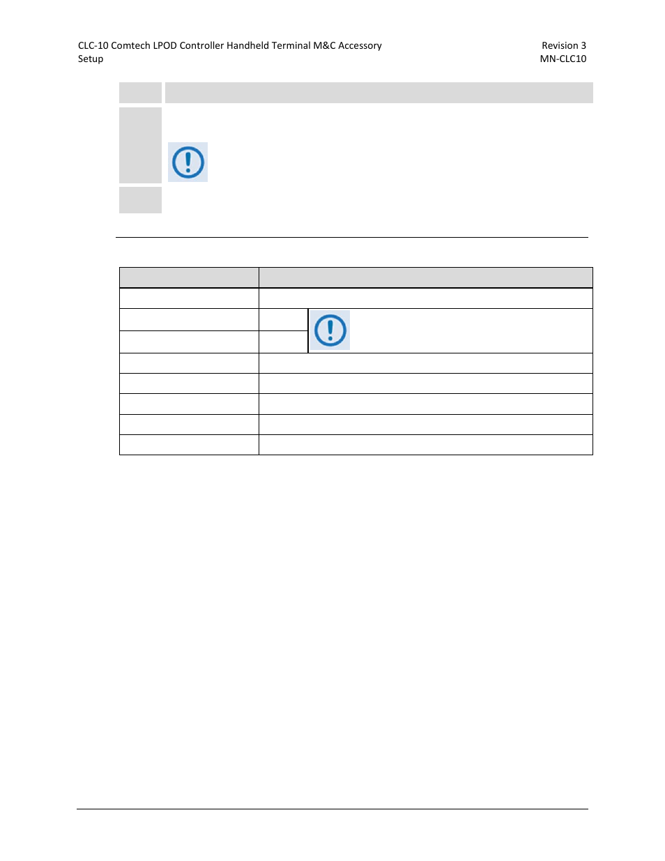 1 default clc-10 parameter settings | Comtech EF Data CLC-10 User Manual | Page 32 / 70