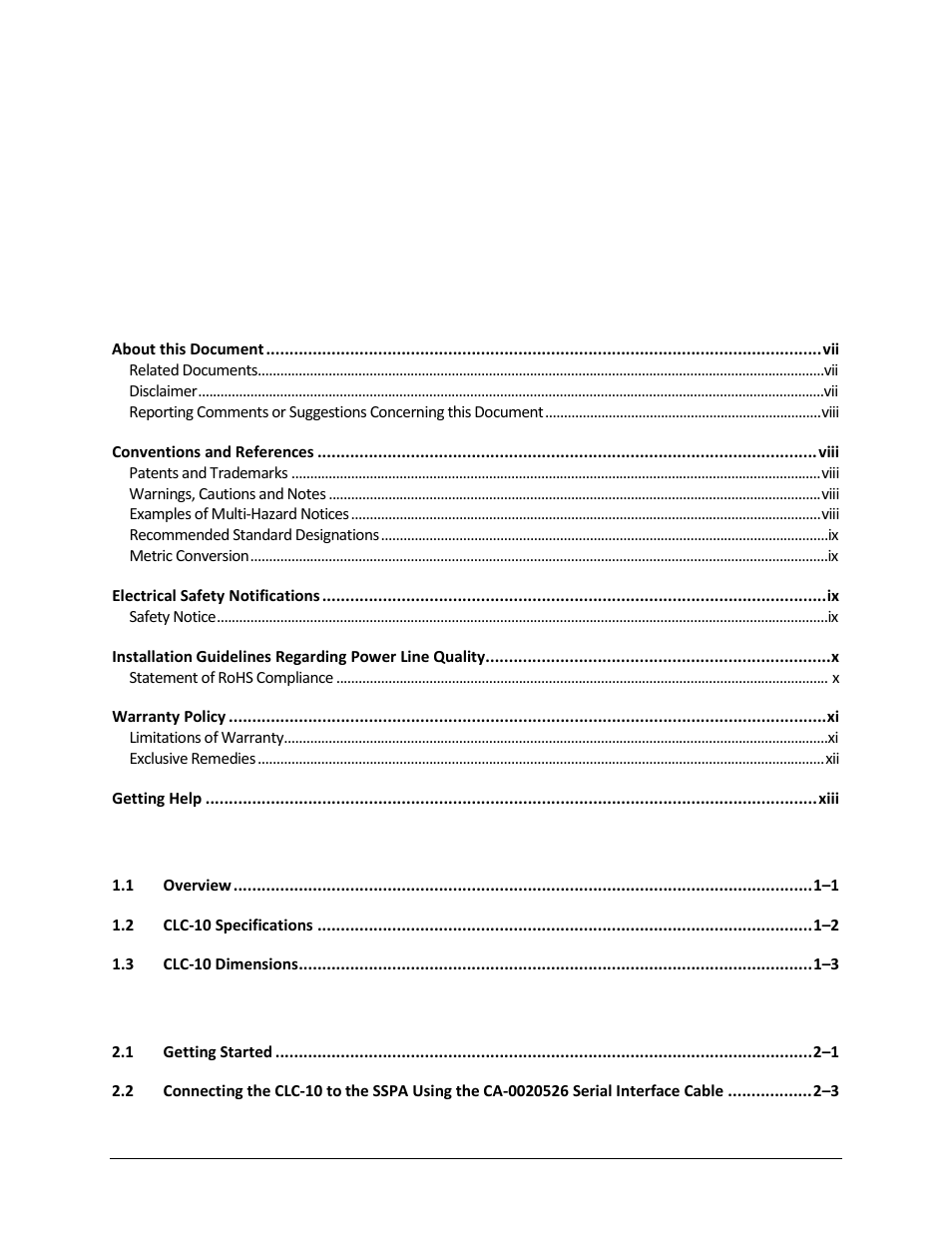 Comtech EF Data CLC-10 User Manual | Page 5 / 70