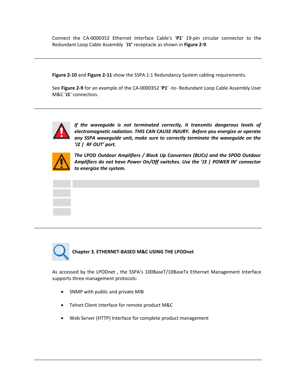 4 energizing the rf equipment, 5 lpodnet operation | Comtech EF Data LPODnet User Manual | Page 27 / 60