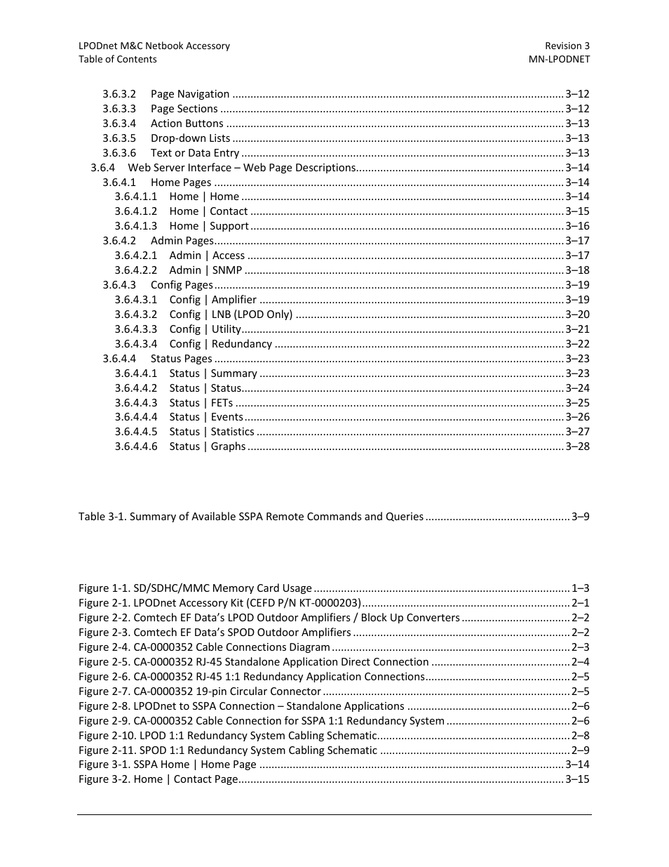 Tables, Figures | Comtech EF Data LPODnet User Manual | Page 7 / 60