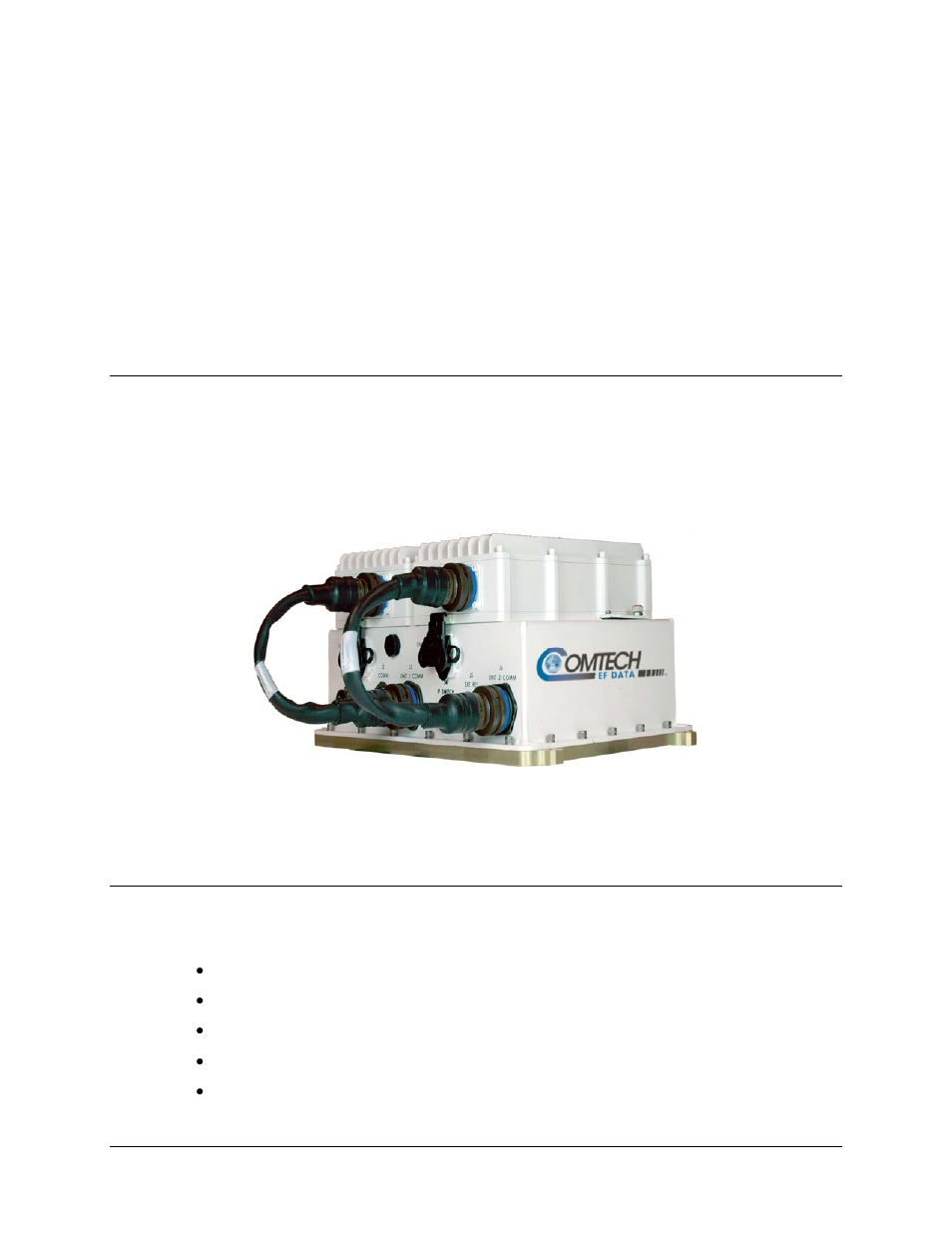 Chapter 1. introduction, 1 overview, 2 functional description | Comtech EF Data MBT-4000 User Manual | Page 19 / 78