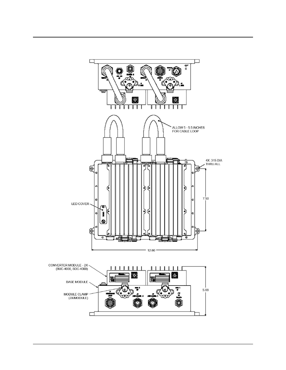 7 dimensional envelope | Comtech EF Data MBT-4000 User Manual | Page 24 / 78