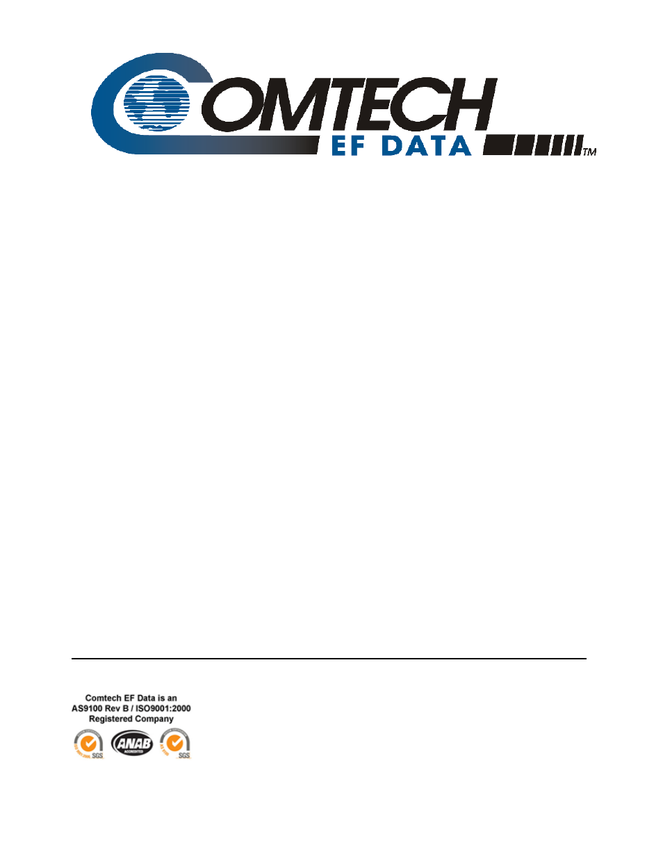 Inside cover, Mbt-4000, Multi-band transceiver system | Installation and operation manual | Comtech EF Data MBT-4000 User Manual | Page 3 / 78