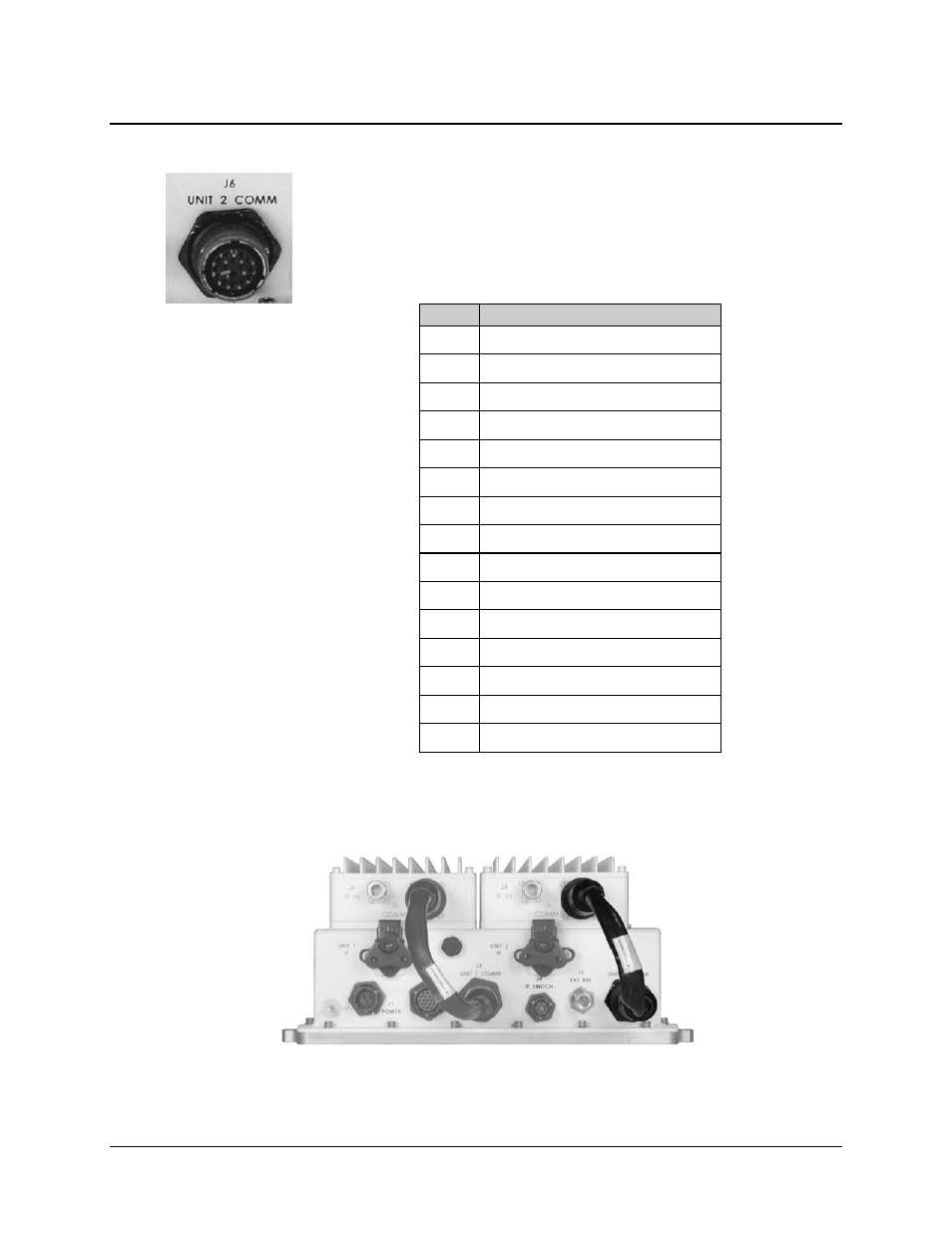 6 unit 2 comm (j6) | Comtech EF Data MBT-4000 User Manual | Page 32 / 78