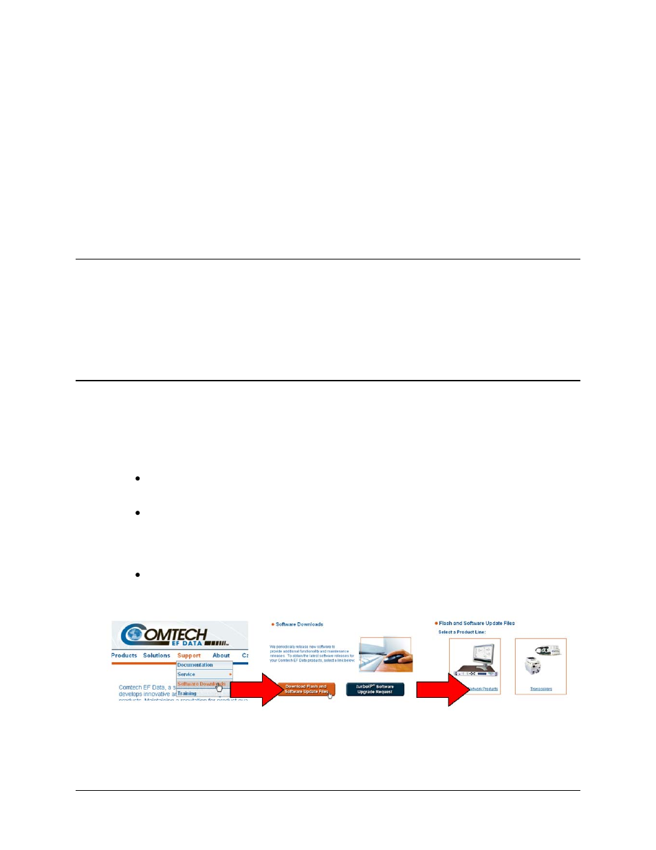 Chapter 5. flash upgrading, 1 overview, 2 flash upgrading via internet | Comtech EF Data MBT-4000 User Manual | Page 39 / 78