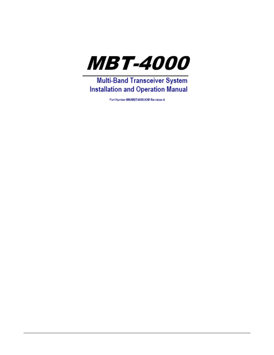 Errata a, Comtech ef data documentation update | Comtech EF Data MBT-4000 User Manual | Page 5 / 78