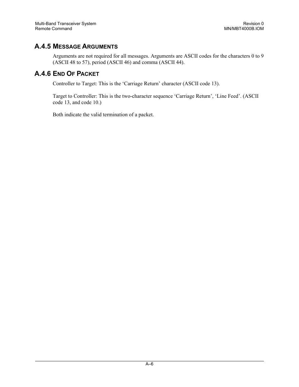 A.4.5 m, A.4.6 e | Comtech EF Data MBT-4000B User Manual | Page 42 / 71