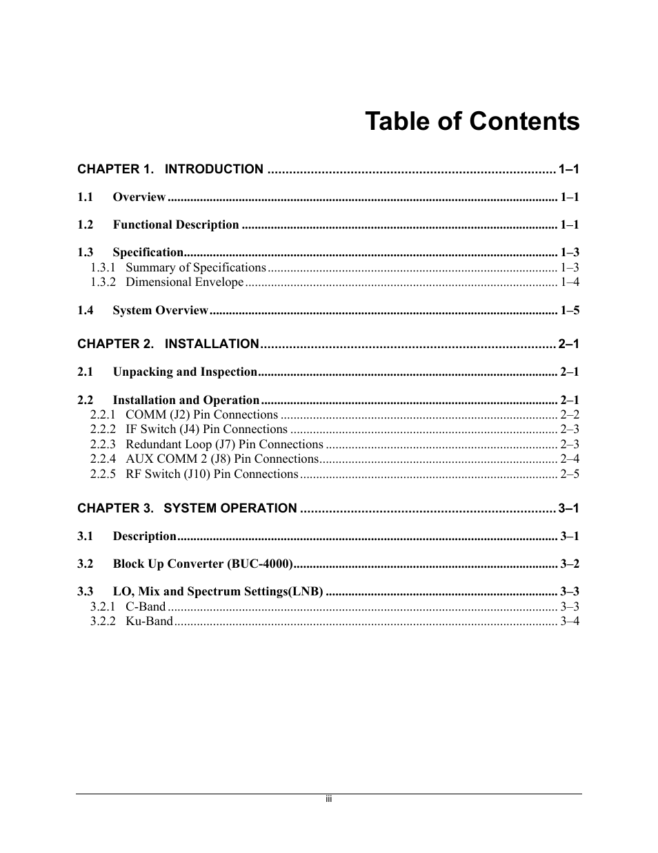 Comtech EF Data MBT-4000B User Manual | Page 5 / 71