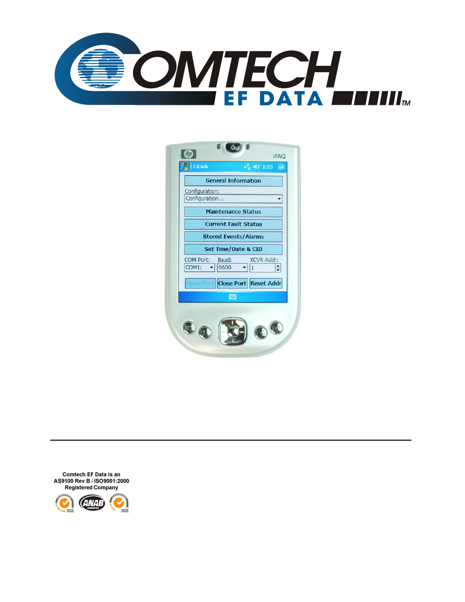 Comtech EF Data CiLink User Manual | 38 pages