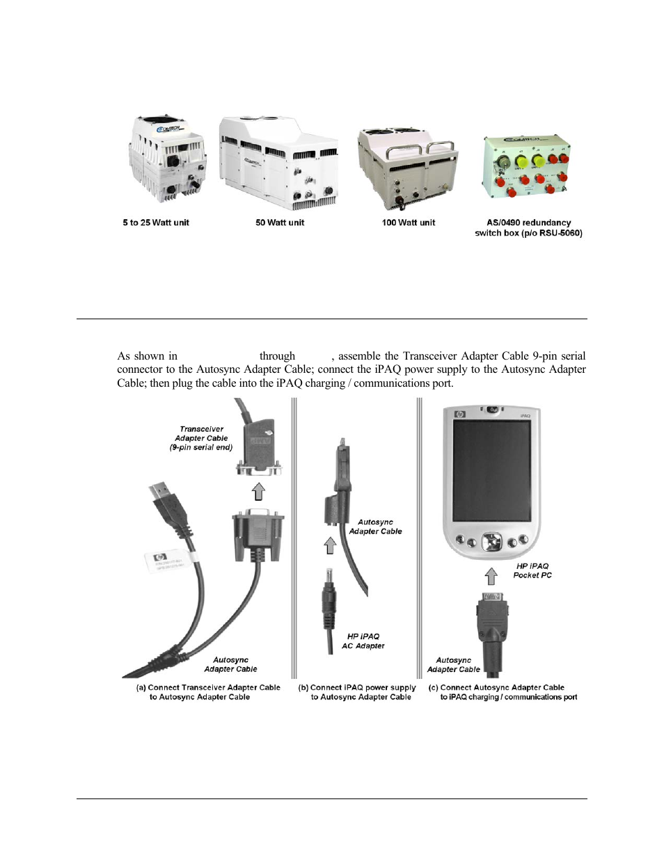 2 hp ipaq pocket pc connections | Comtech EF Data CiLink User Manual | Page 18 / 38