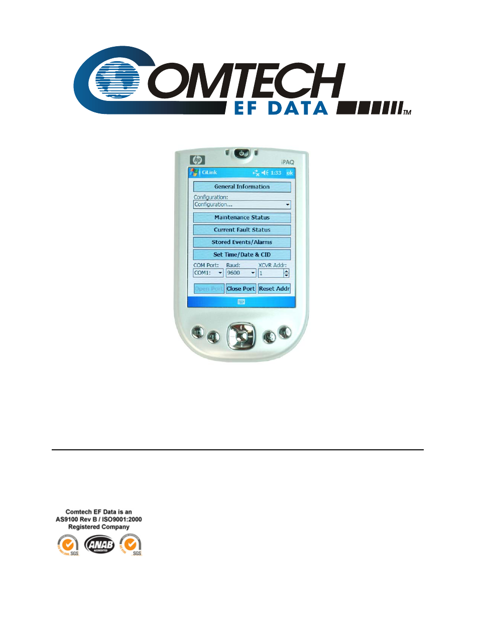 Cilink, Software version 1.1.2 | Comtech EF Data CiLink User Manual | Page 3 / 38