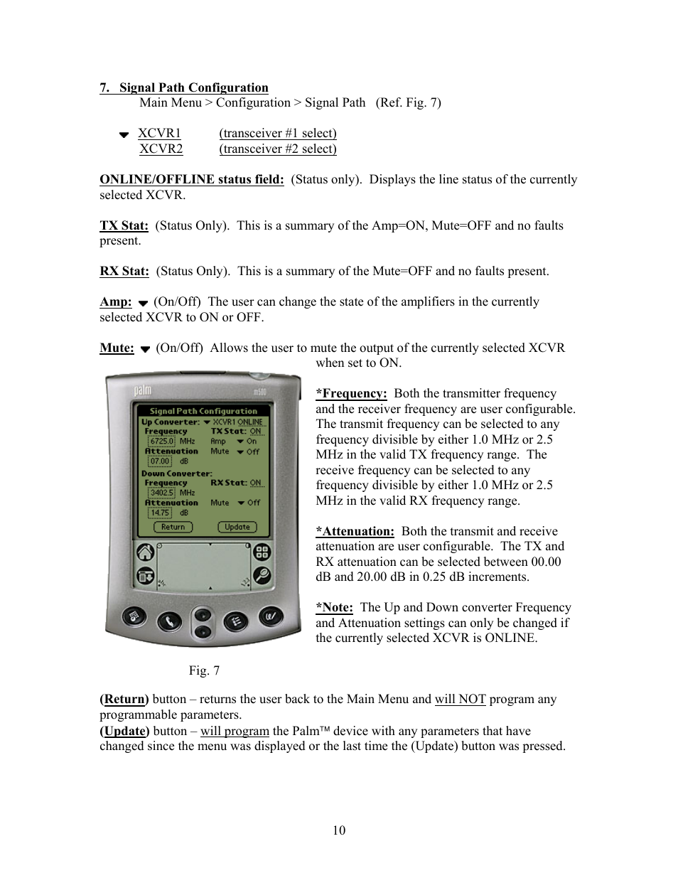 Signal path configuration | Comtech EF Data CPLINK User Manual | Page 12 / 26