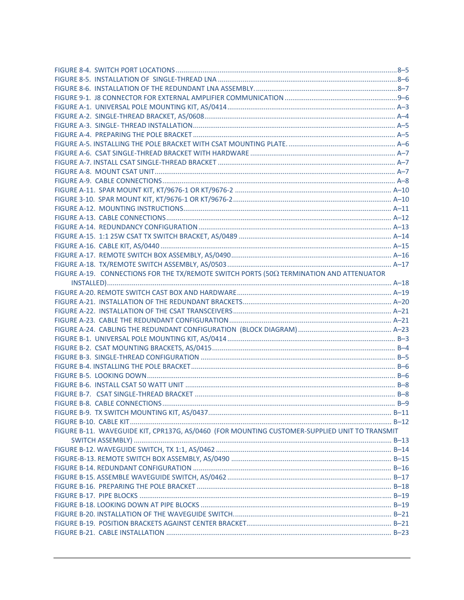 Comtech EF Data CSAT-5060 User Manual | Page 11 / 224