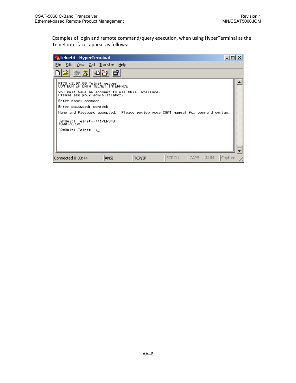 Comtech EF Data CSAT-5060 User Manual | Page 170 / 224