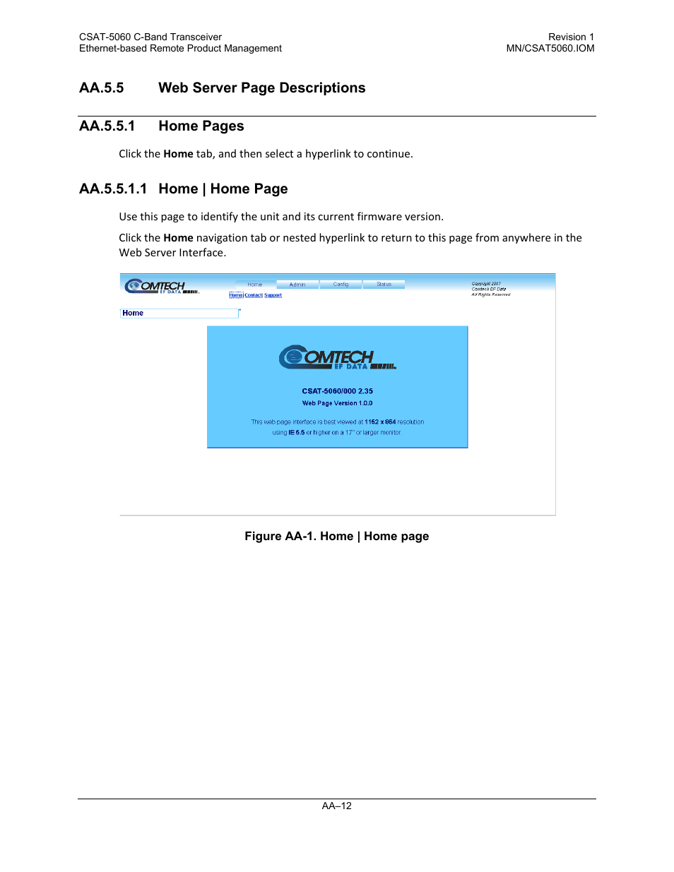 Comtech EF Data CSAT-5060 User Manual | Page 176 / 224