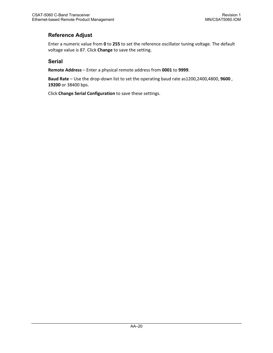 Comtech EF Data CSAT-5060 User Manual | Page 184 / 224