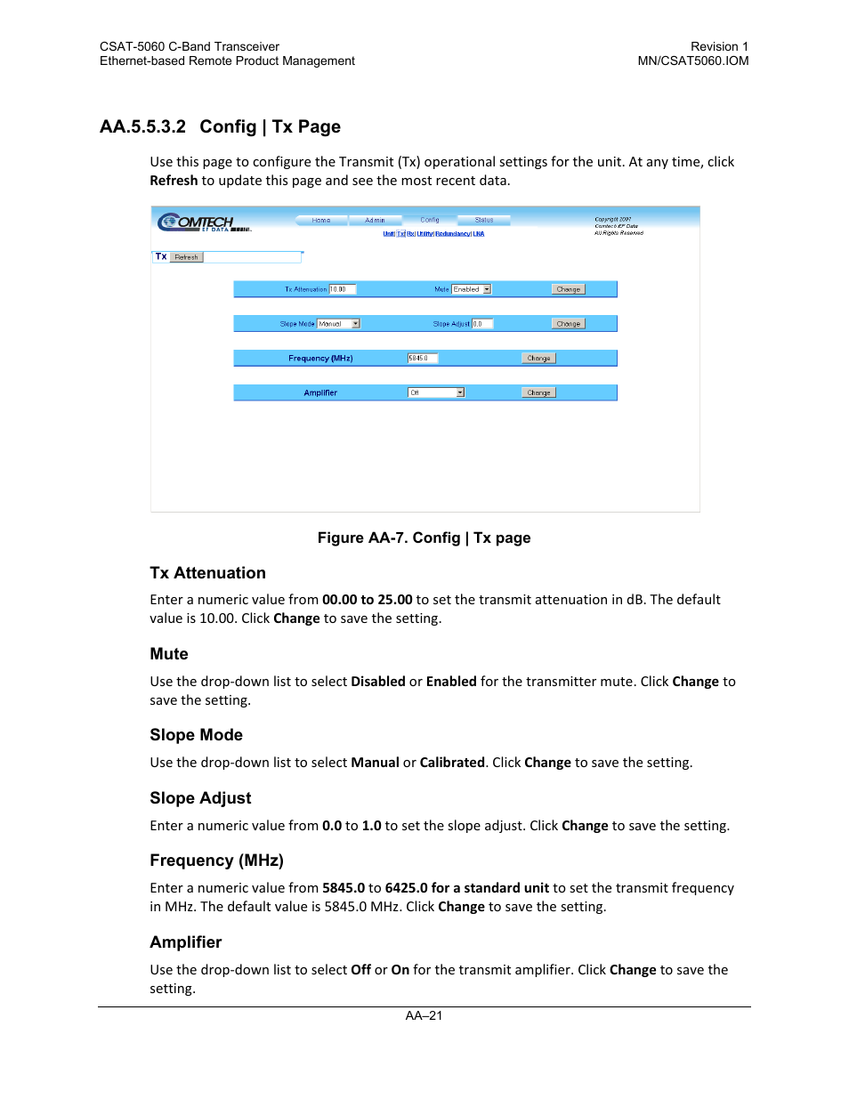 Comtech EF Data CSAT-5060 User Manual | Page 185 / 224