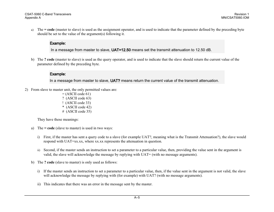 Comtech EF Data CSAT-5060 User Manual | Page 201 / 224