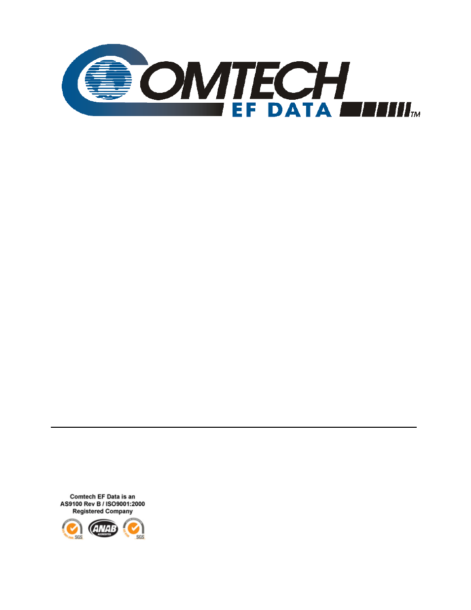 Csat-5060, Installation and operation manual, C-band satellite transceivers | Comtech EF Data CSAT-5060 User Manual | Page 3 / 224