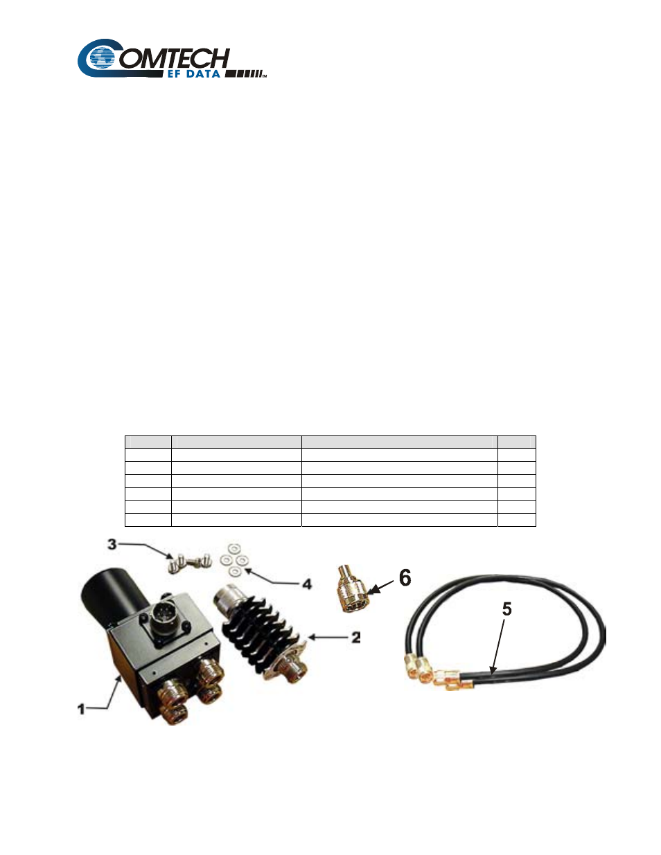 Errata a: attenuator part, Errata a, Comtech efdata documentation update | Comments, Change, Specifics | Comtech EF Data CSAT-6070 User Manual | Page 3 / 114