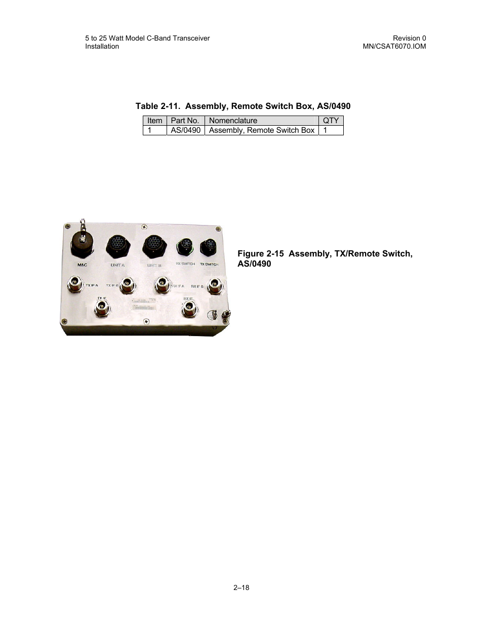 Comtech EF Data CSAT-6070 User Manual | Page 52 / 114