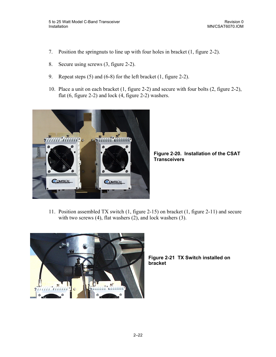 Comtech EF Data CSAT-6070 User Manual | Page 56 / 114