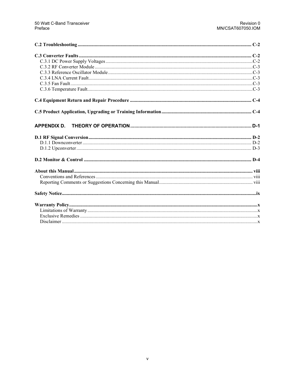Comtech EF Data CSAT-6070 User Manual | Page 13 / 102