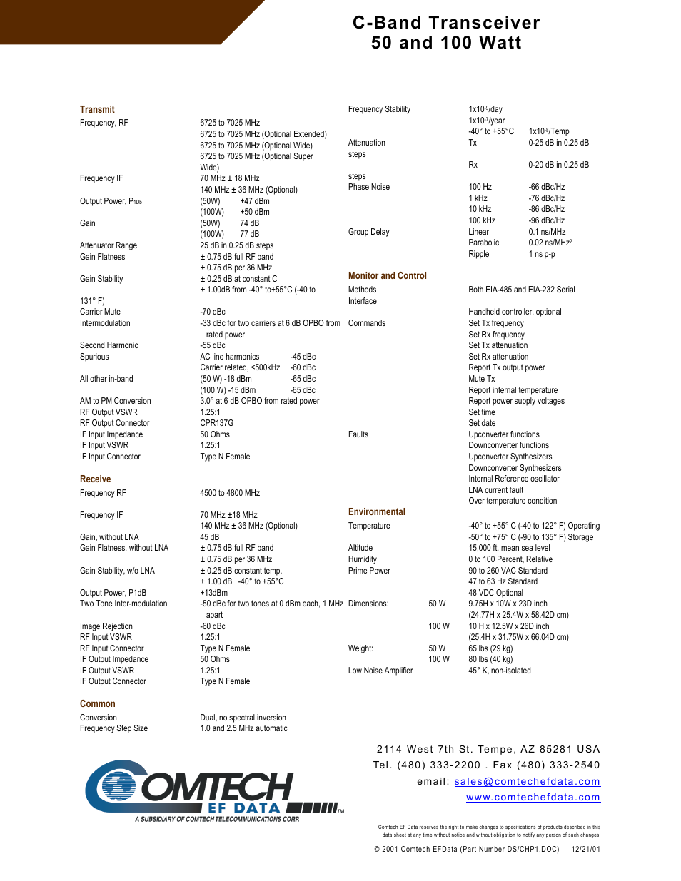 Csat-6070 | Comtech EF Data CSAT-6070 User Manual | Page 23 / 102