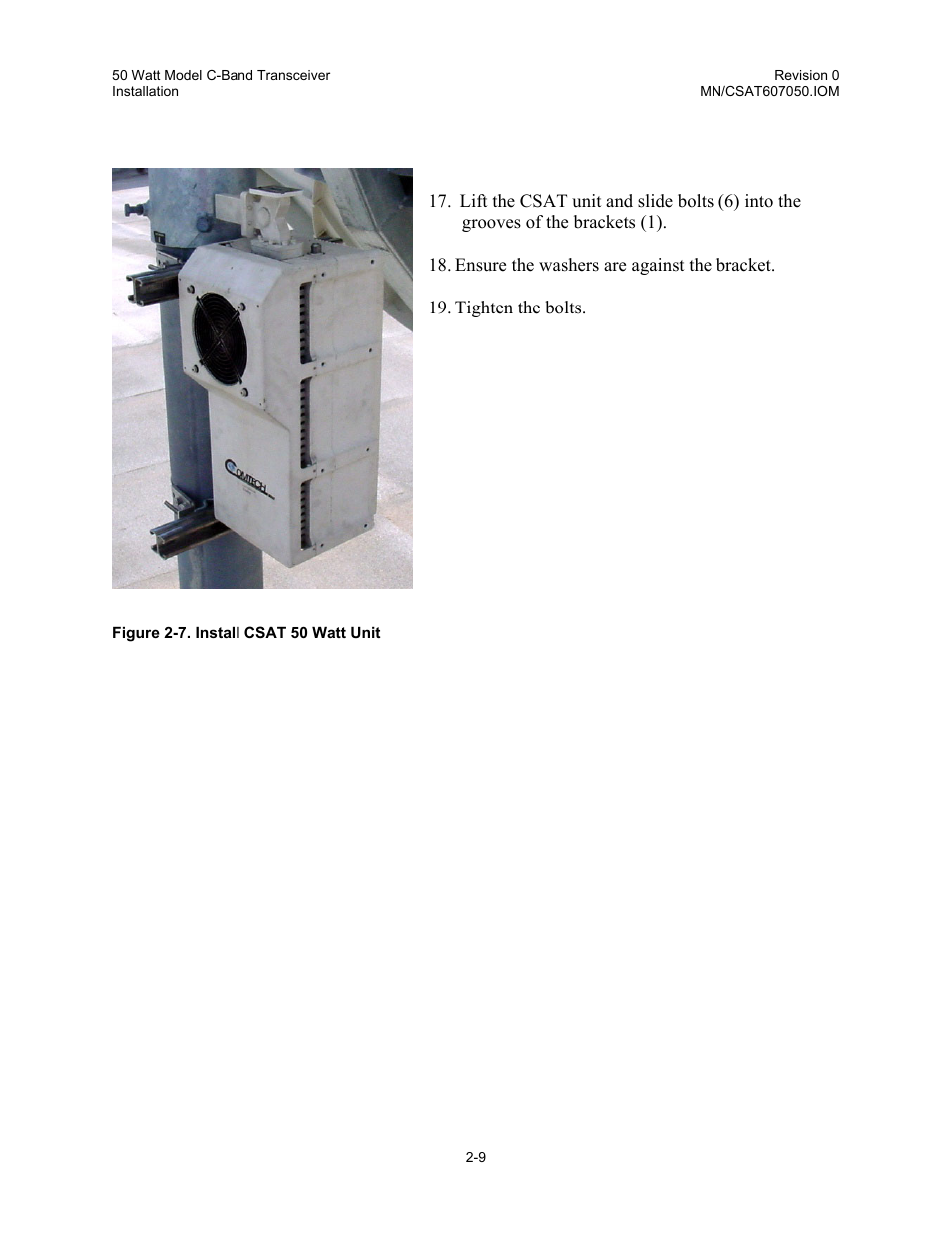 Comtech EF Data CSAT-6070 User Manual | Page 33 / 102