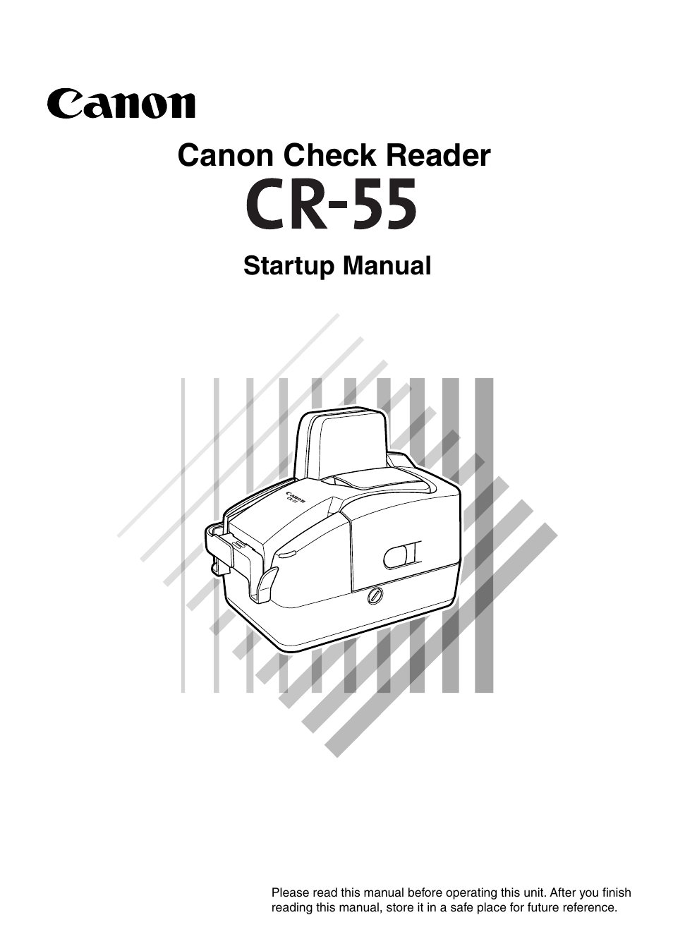 Canon CR-55 User Manual | 70 pages