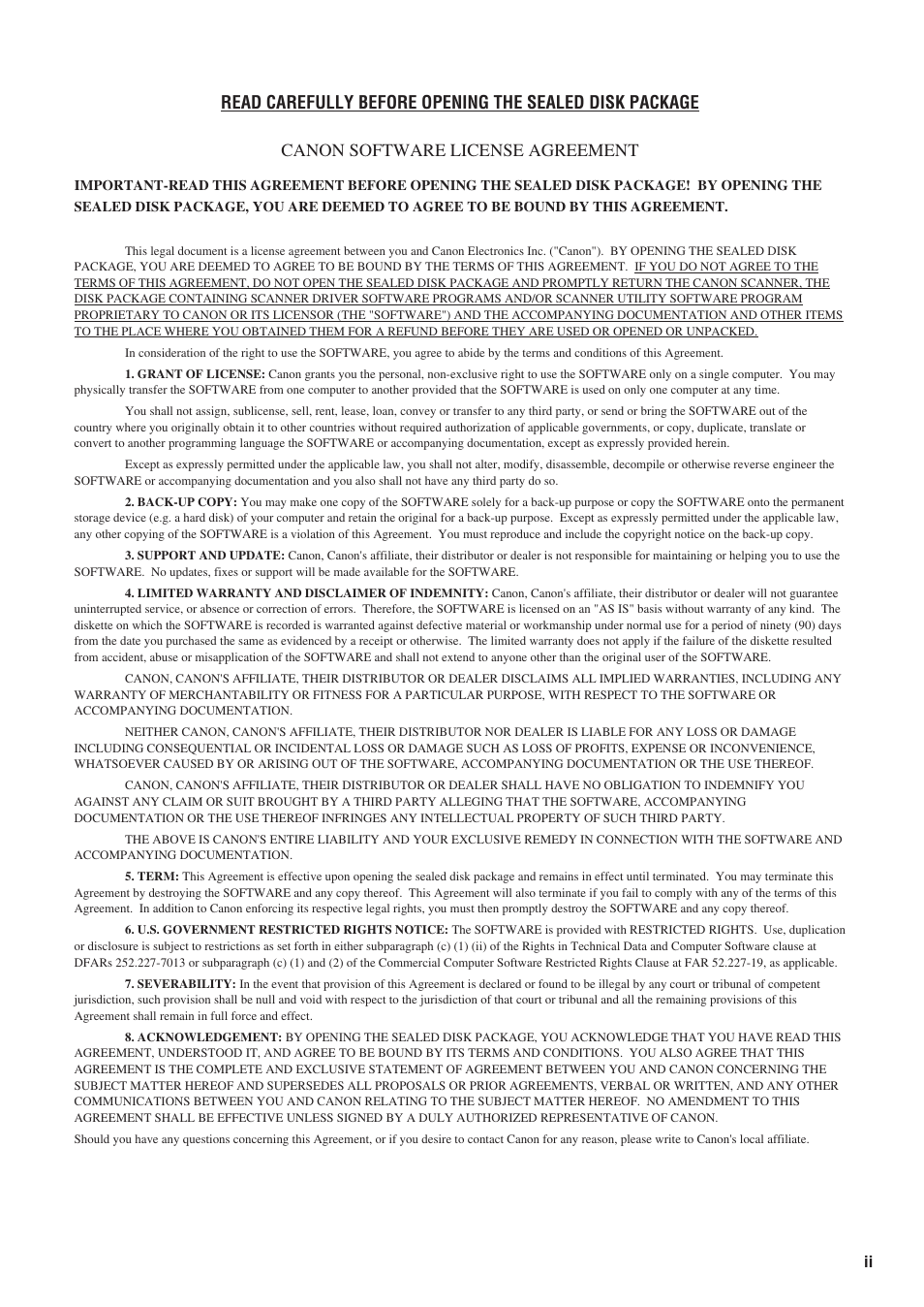 Canon CR-55 User Manual | Page 3 / 70