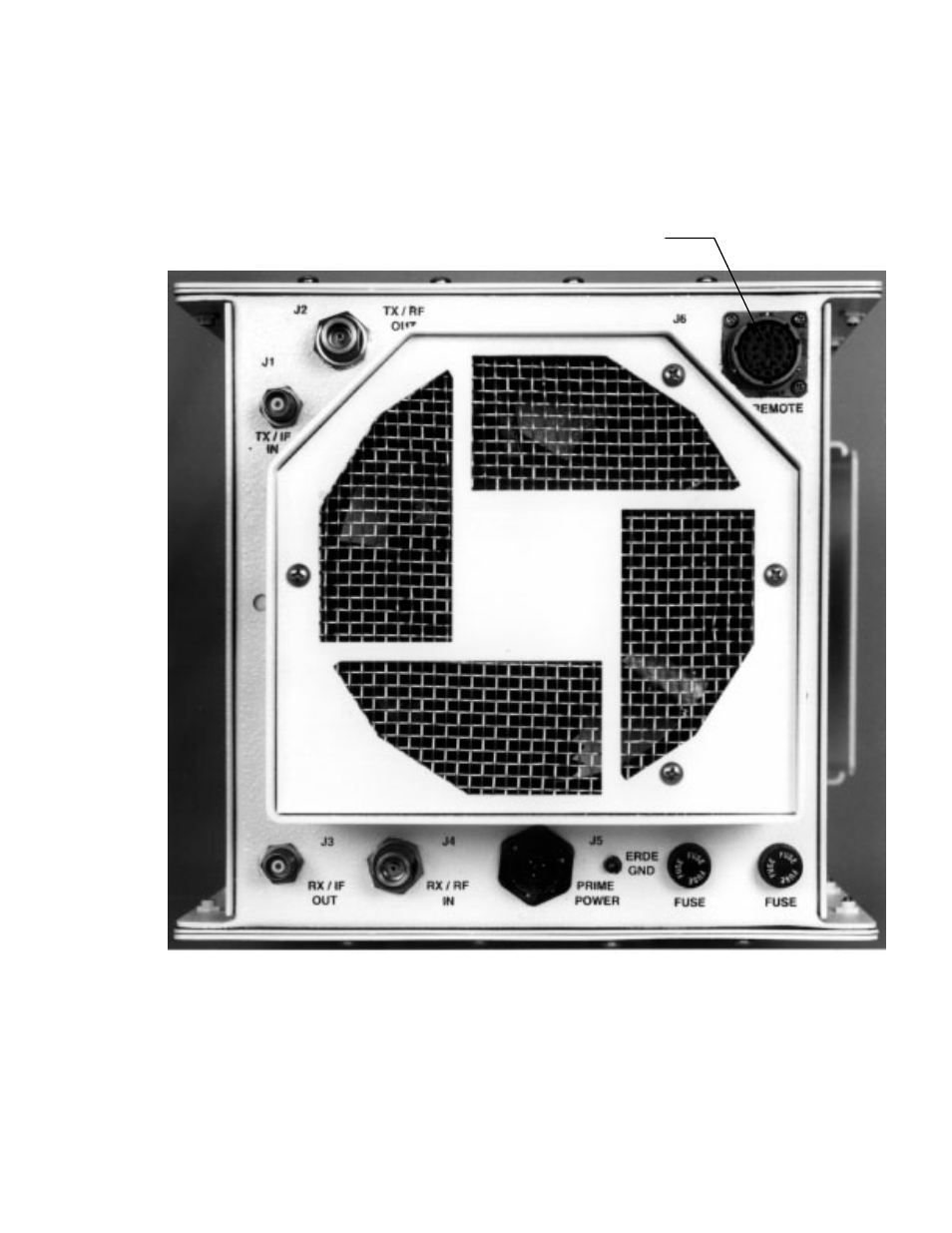 Figure 3. rft-500 external connections | Comtech EF Data KP-10 User Manual | Page 19 / 44