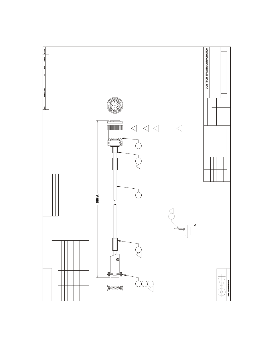 Figure 10 ca/6158, Wire lis t, Table a | 32x 2x | Comtech EF Data KP-10 User Manual | Page 38 / 44