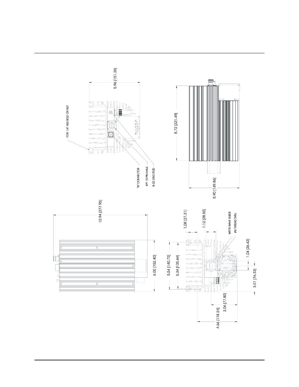 A.2 8 watt sspa equipment outline | Comtech EF Data KST-2000A/B User Manual | Page 105 / 182