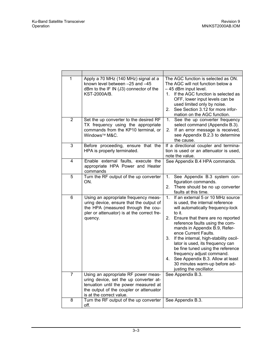 1 uplink setup | Comtech EF Data KST-2000A/B User Manual | Page 51 / 182