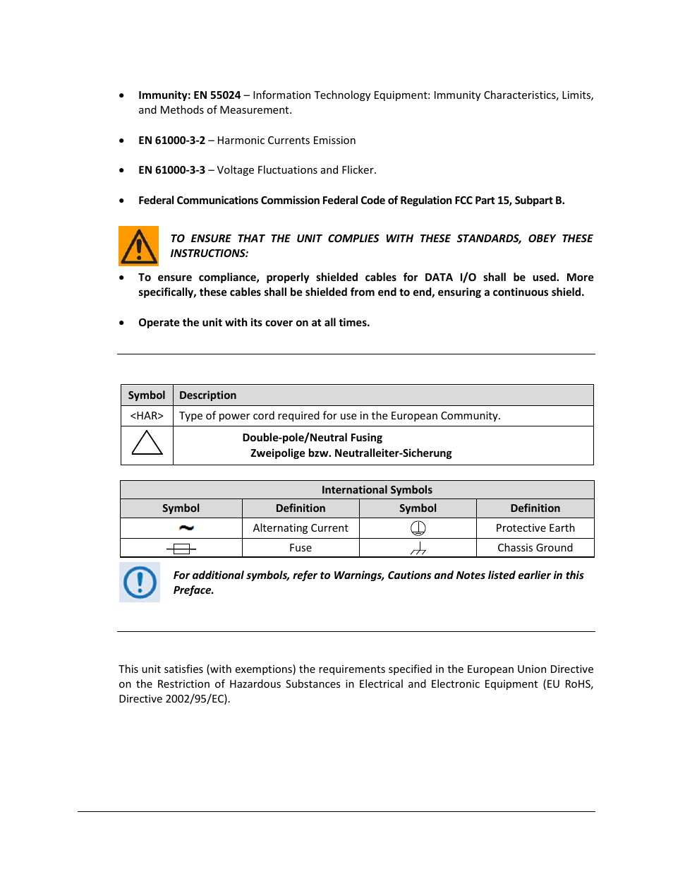 European union rohs directive (2002/95/ec) | Comtech EF Data MBT-4000B User Manual | Page 12 / 88