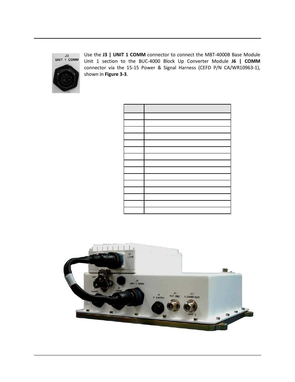 4 j3 | unit 1 comm | Comtech EF Data MBT-4000B User Manual | Page 29 / 88