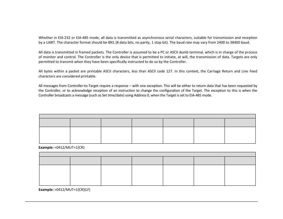 3 basic protocol, 4 packet structure | Comtech EF Data MBT-4000B User Manual | Page 55 / 88