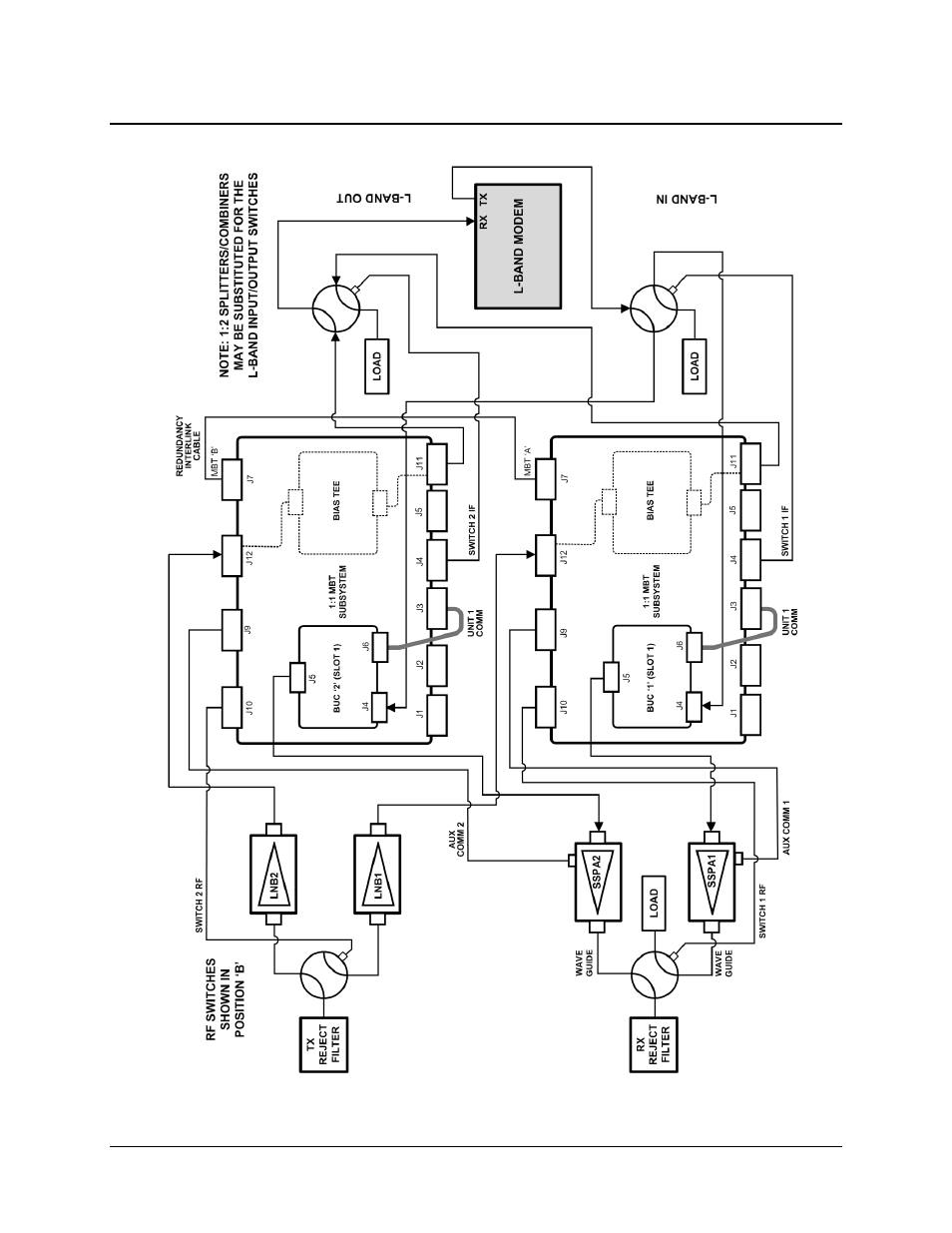 B.3 dual-base (chain) redundancy operation | Comtech EF Data MBT-4000B User Manual | Page 80 / 88