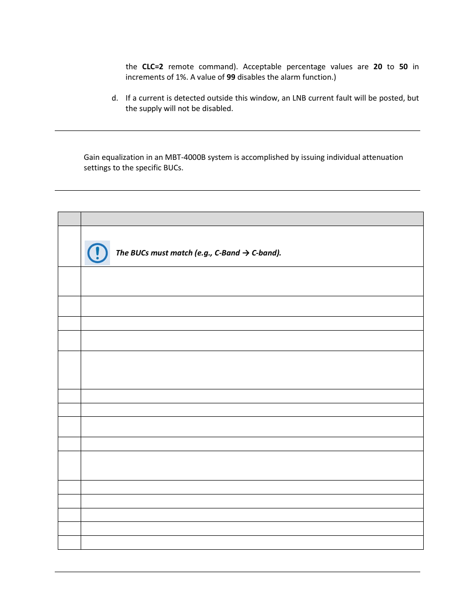 B.6 gain equalization of redundant units, B.7 redundancy systems check | Comtech EF Data MBT-4000B User Manual | Page 83 / 88