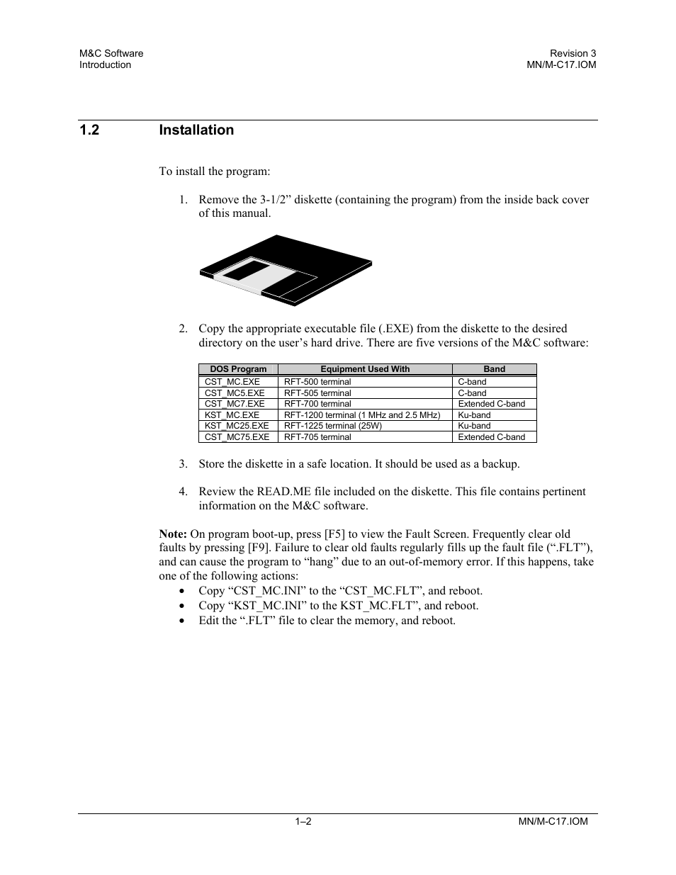 Installation, 2 installation | Comtech EF Data M&C Software User Manual | Page 10 / 34