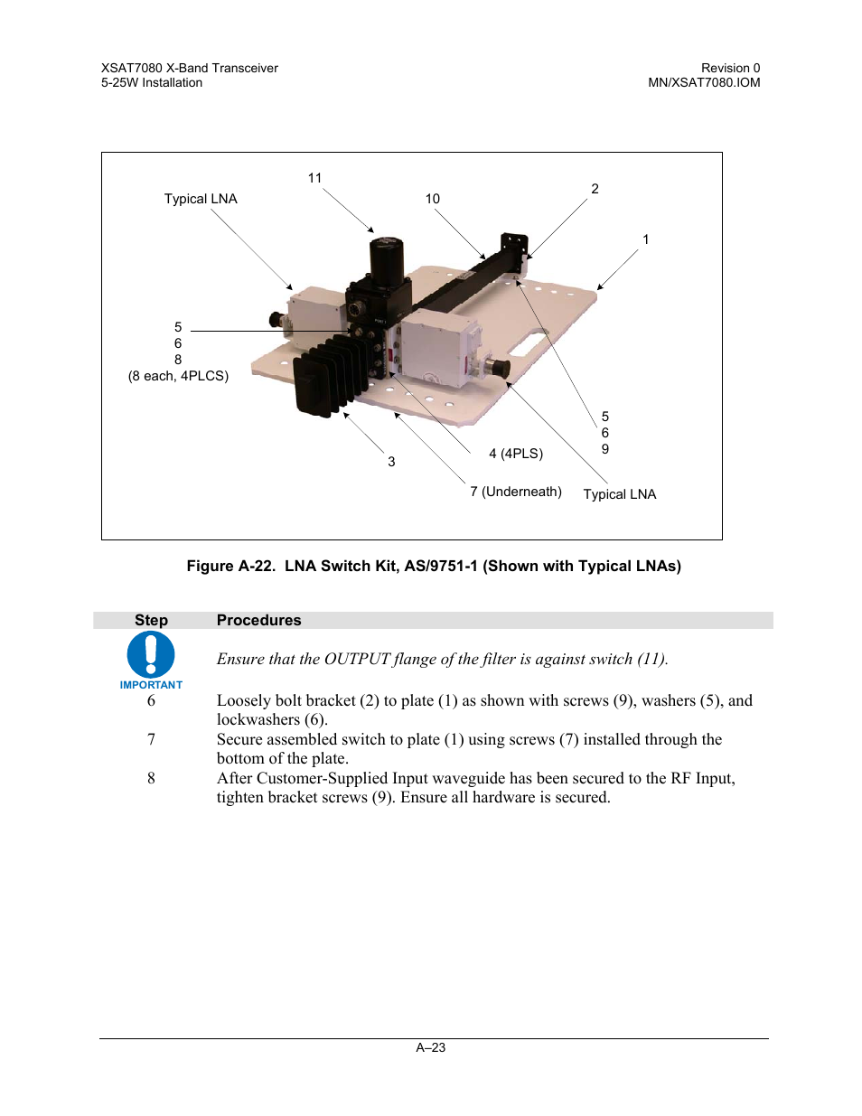 Comtech EF Data XSAT-7080 User Manual | Page 105 / 142