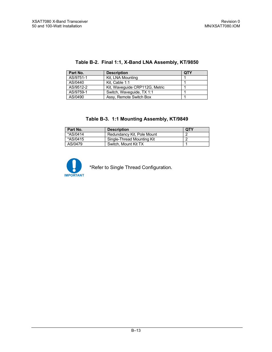 Comtech EF Data XSAT-7080 User Manual | Page 123 / 142